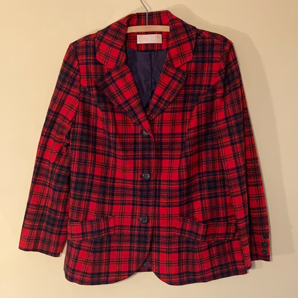 Red Plaid Pendleton Jacket